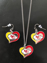 Load image into Gallery viewer, KC NFL Heart set