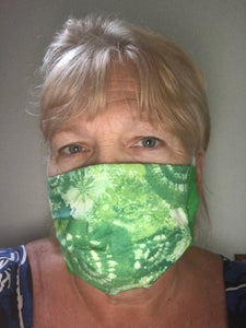 Mask Green tye-dye