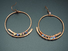 Load image into Gallery viewer, Copper Hoops and Hearts