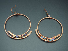 Load image into Gallery viewer, Copper Hoops and Hearts