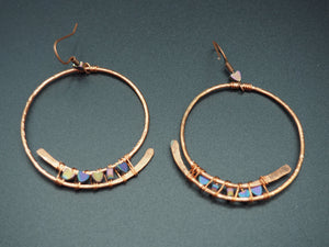 Copper Hoops and Hearts