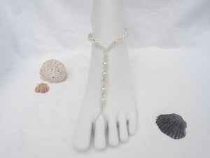 Pearl and AB Crystal Barefoot Jewels