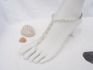 Pearl and AB Crystal Barefoot Jewels