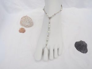 Pearl and Crystal Barefoot Jewels