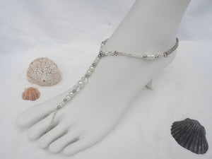 Pearl and Crystal Barefoot Jewels