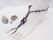 Load image into Gallery viewer, Purple Bronze Barefoot Jewels