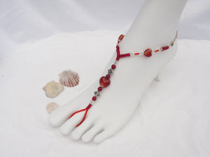 Red Hearts Barefoot Jewels