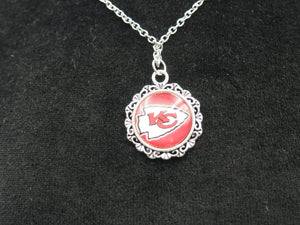 Filagree NFL KC Team necklace
