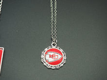 Load image into Gallery viewer, Filagree NFL KC Team necklace